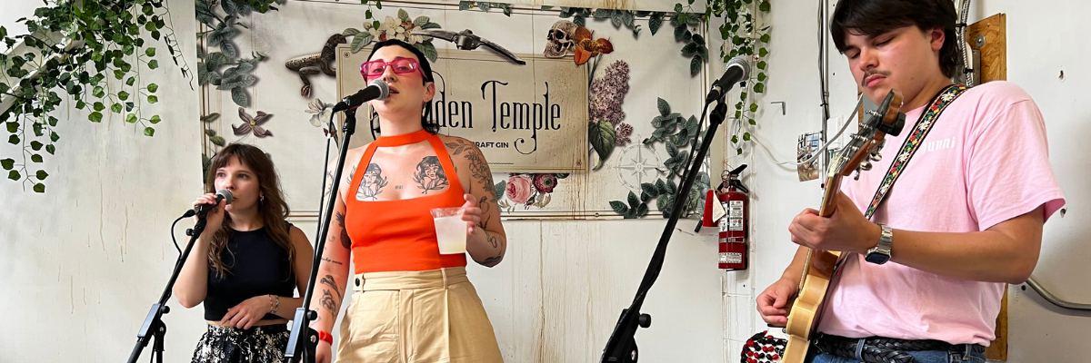 Your Hunni performing at Nickel 9 Distillery's Annual Canada Day Party on the Hidden Temple Gin Stage