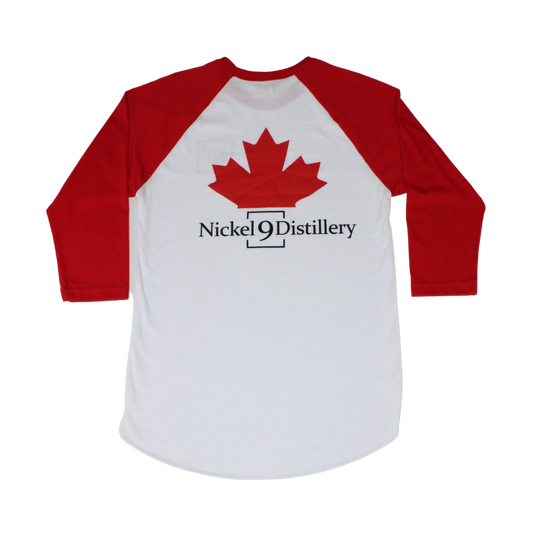 Red Ni9 Baseball Tee