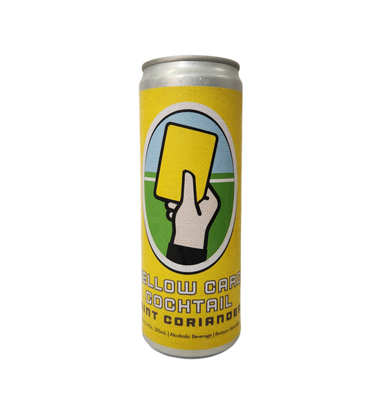 Yellow Card Cocktail: Mint Coriander (355mL can)